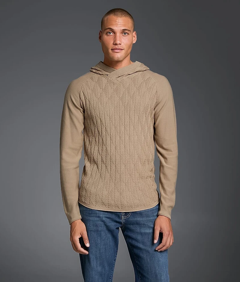 Crossover Hooded Sweater