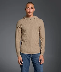 Crossover Hooded Sweater