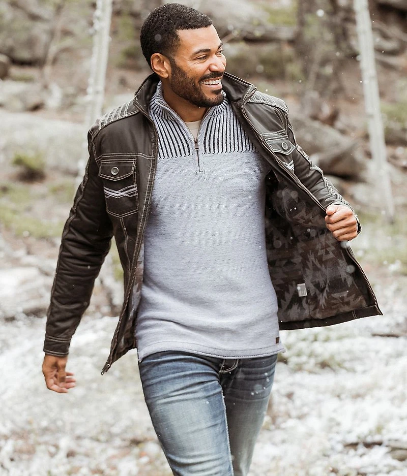 Quarter Zip Sweater