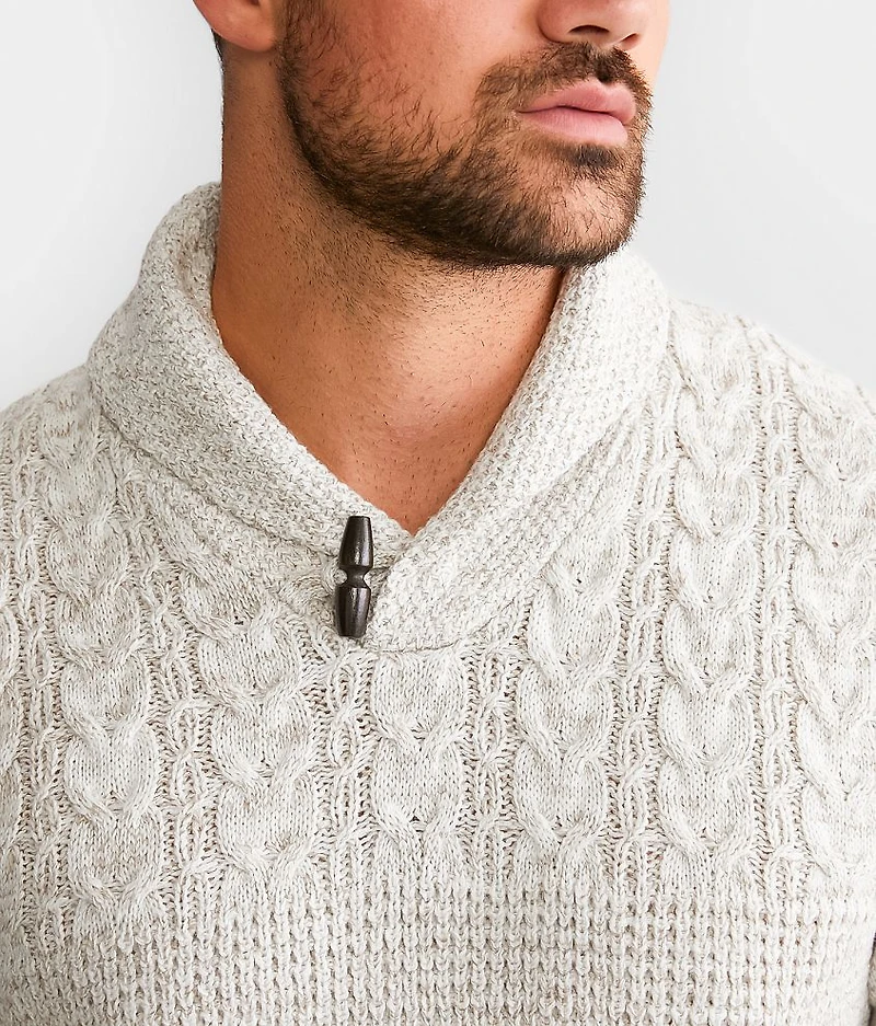Toggle Shawl Sweater