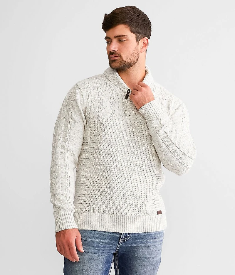 Toggle Shawl Sweater