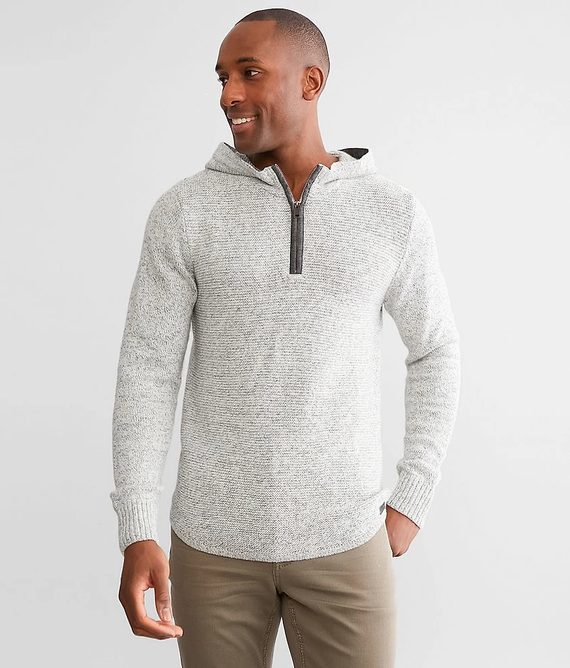 Quarter Zip Hooded Sweater