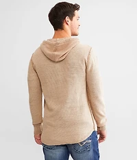 Henley Hooded Sweater