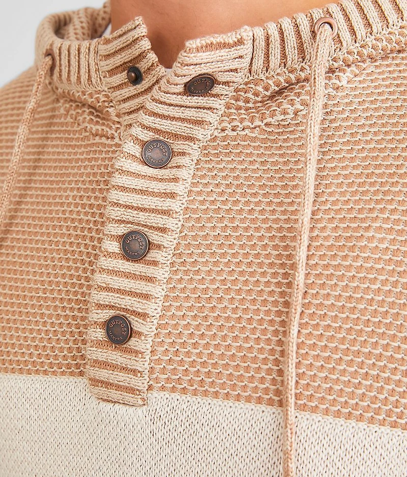 Henley Hooded Sweater