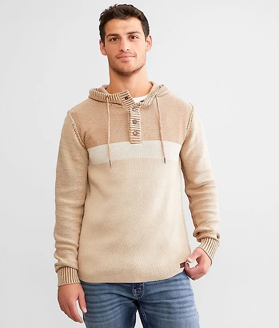 Henley Hooded Sweater