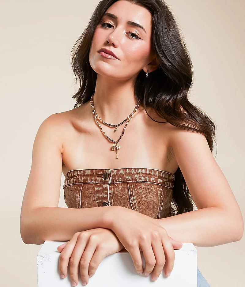 Convertible Beaded Necklace Bracelet