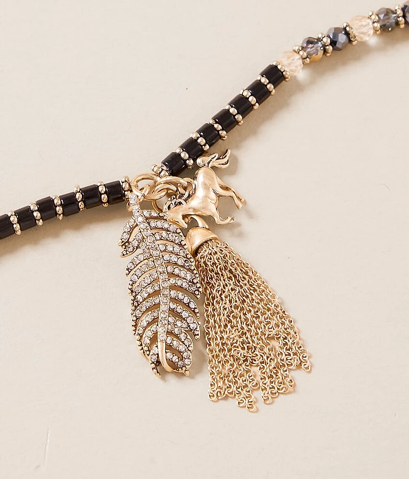 Convertible Beaded Necklace Bracelet