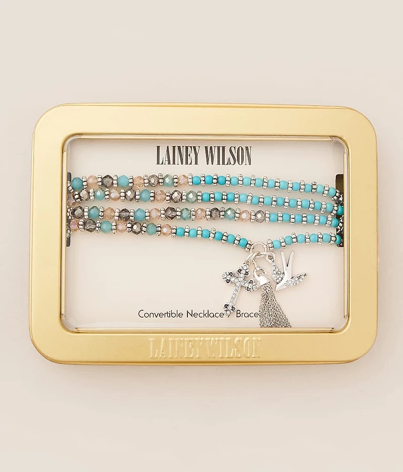 Beaded Charm Convertible Necklace