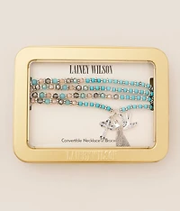 Beaded Charm Convertible Necklace