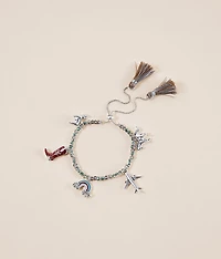 Beaded Charm Bracelet