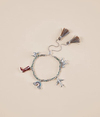 Beaded Charm Bracelet