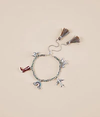 Beaded Charm Bracelet