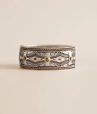 Etched Bangle Bracelet