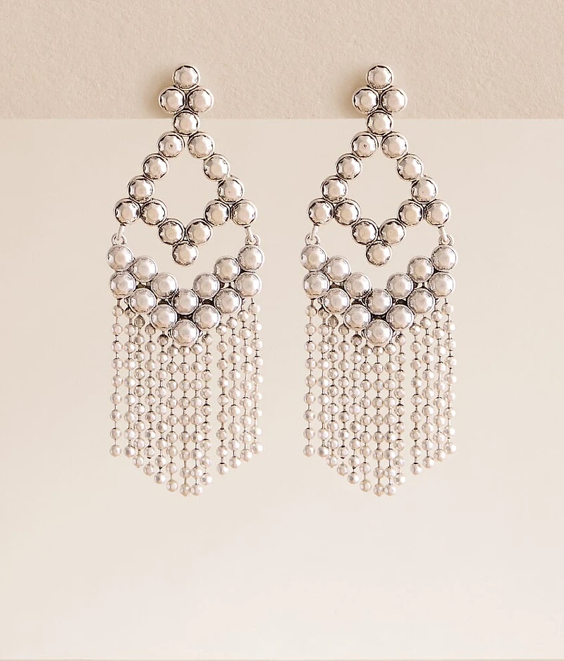 Beaded Chandelier Earring