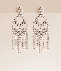 Beaded Chandelier Earring