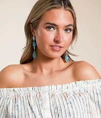 Turquoise Stone Earring