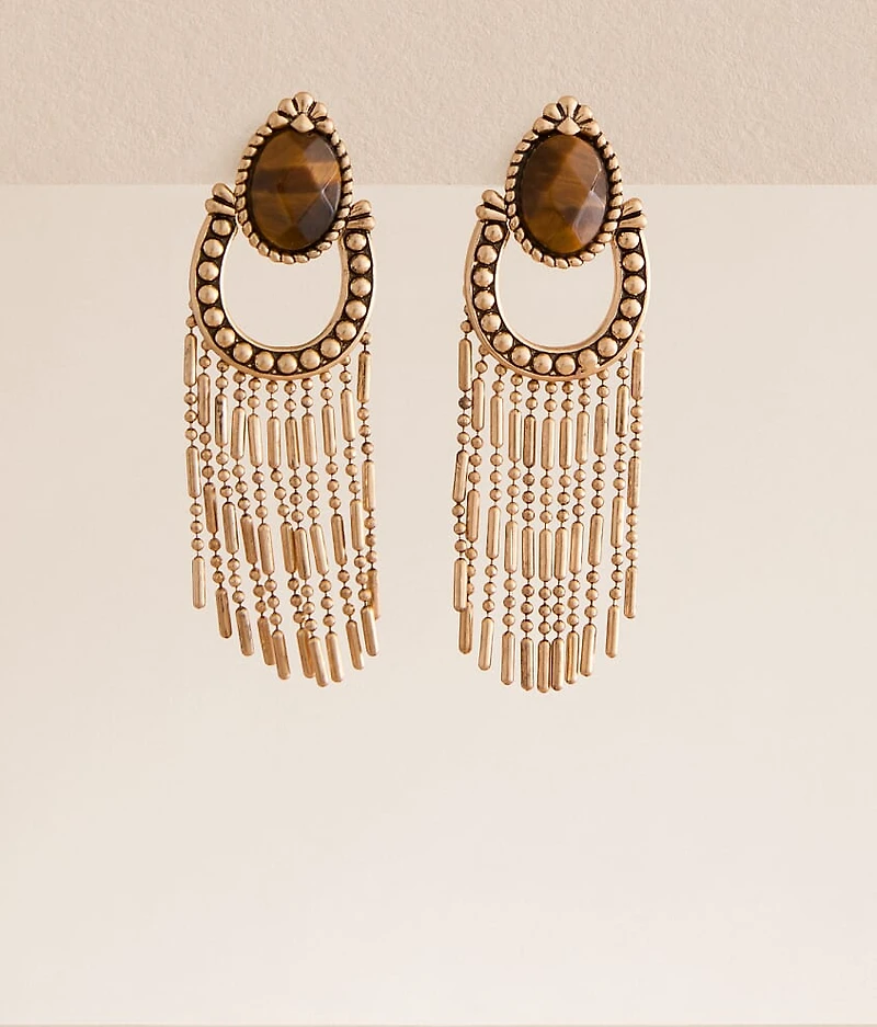 Horseshoe Fringe Earring