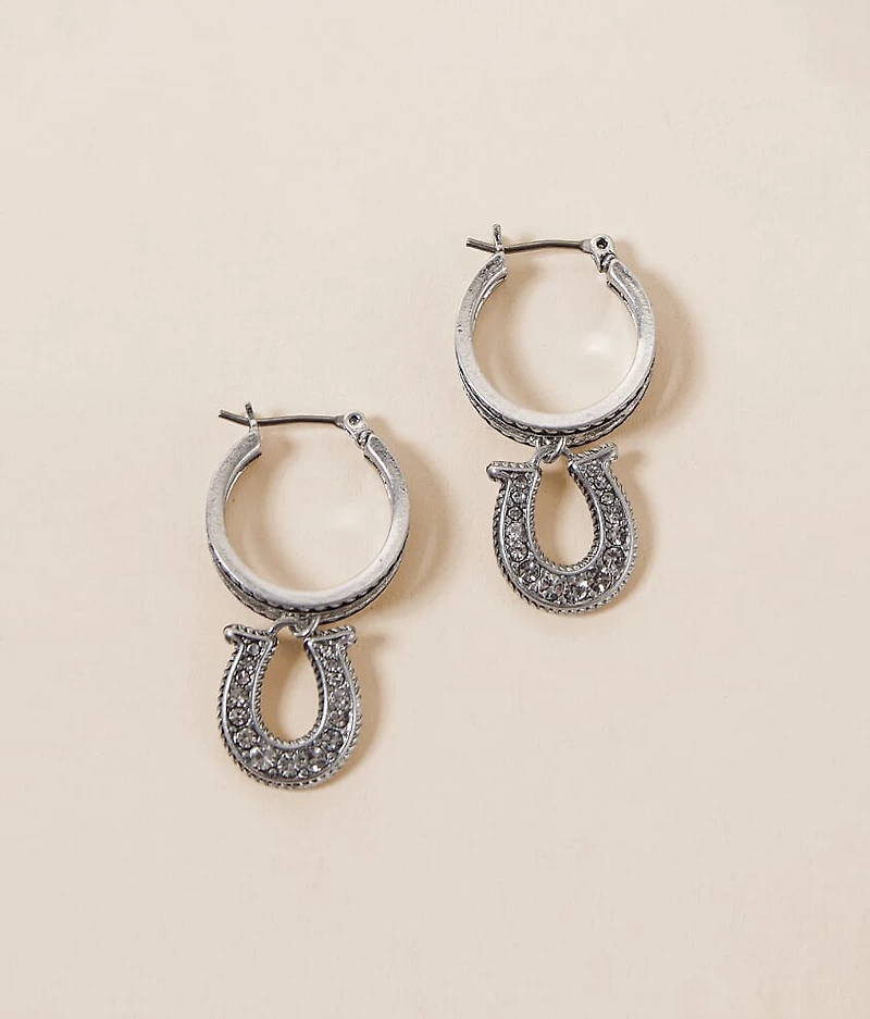 Horseshoe Hoop Earring