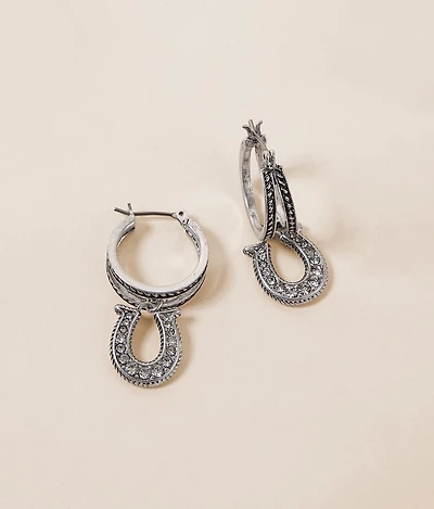 Horseshoe Hoop Earring