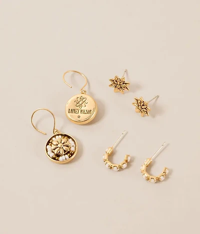 3 Pack Beaded Earring Set