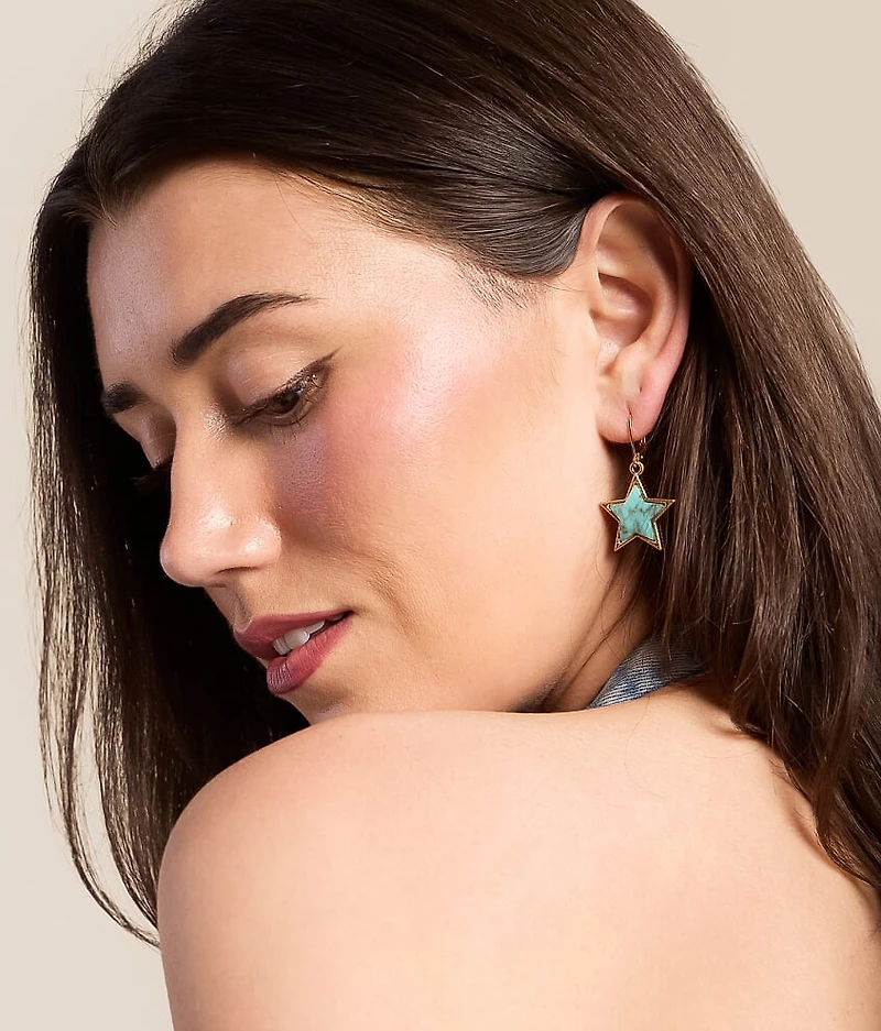 Star Drop Earring
