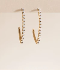 Glitz Hoop Earring