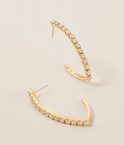 Glitz Hoop Earring