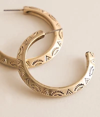 Western Hoop Earring