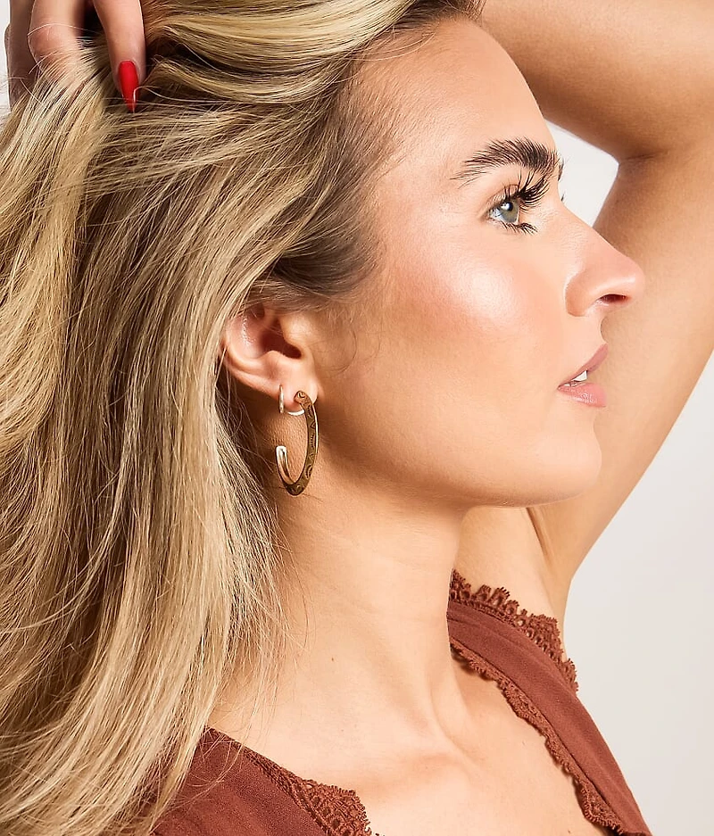 Western Hoop Earring