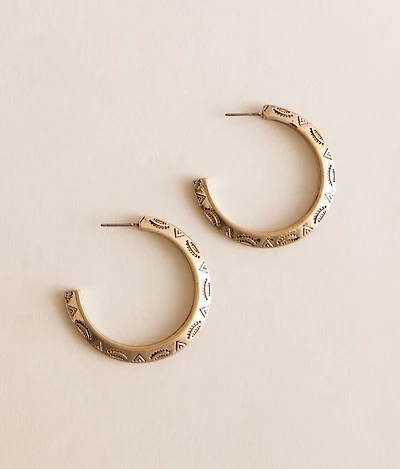 Western Hoop Earring