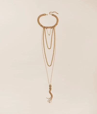 Choker Swag Chain Necklace