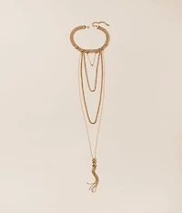 Choker Swag Chain Necklace