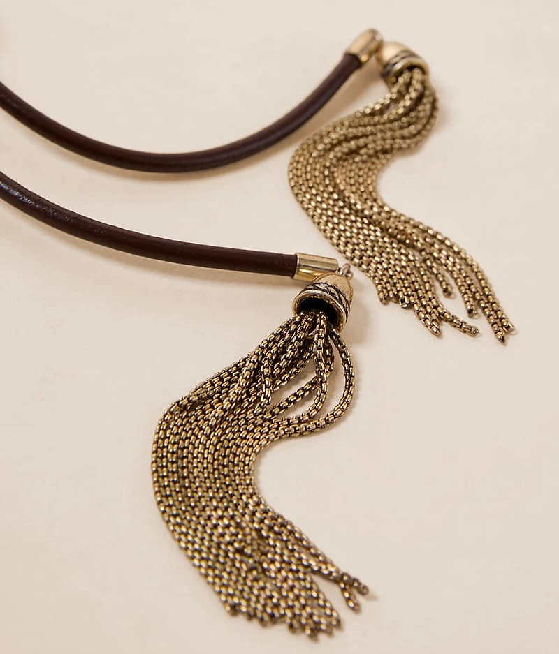 Tassel Bolo Necklace