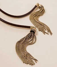Tassel Bolo Necklace