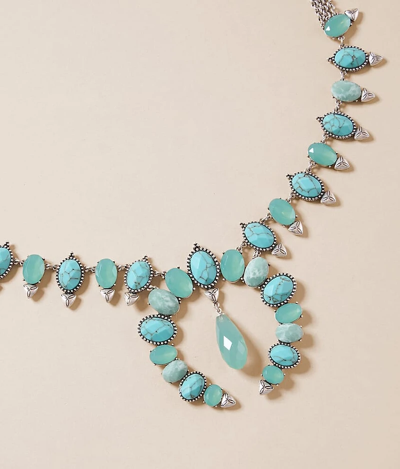 Statement Squash Blossom Necklace