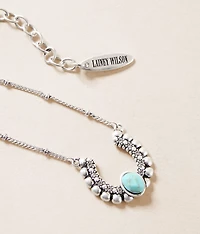 Turquoise Horseshoe Necklace