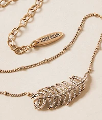Glitz Feather Necklace