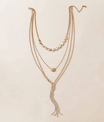 Western Glitz Tiered Necklace