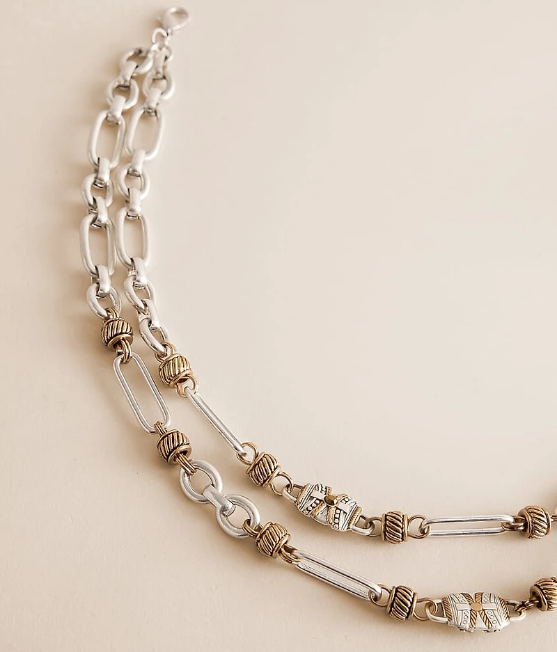 Western Chain Tiered Necklace