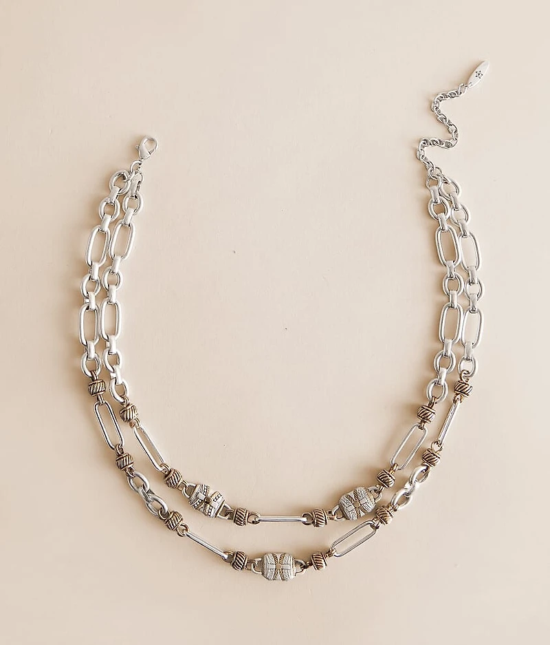 Western Chain Tiered Necklace
