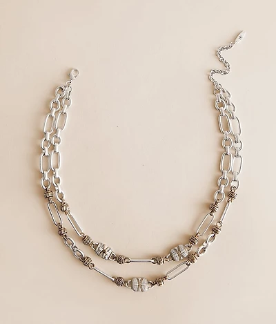 Western Chain Tiered Necklace