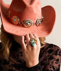 Pave Horse Stretch Ring