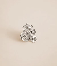 Statement Flower Cluster Ring