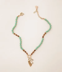 Cross Fringe Boot Bracelet