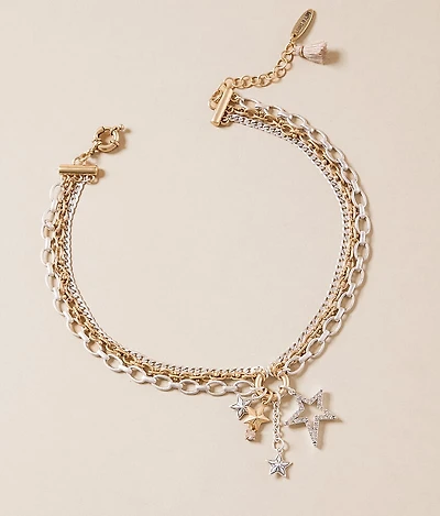 Lainey Wilson Star Chain Boot Bracelet