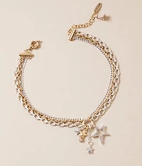 Star Chain Boot Bracelet