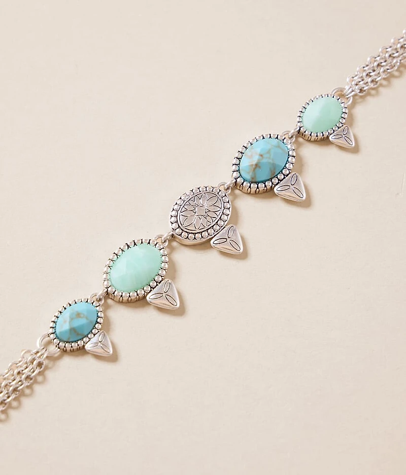 Stone Boot Bracelet