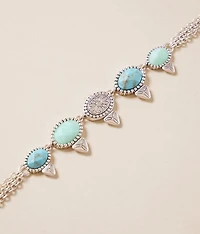 Stone Boot Bracelet