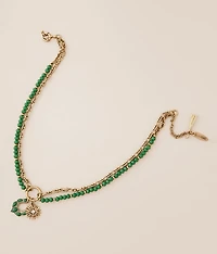 Beaded Horseshoe Boot Bracelet