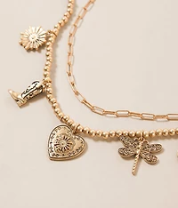 2 Pack Western Necklace Set